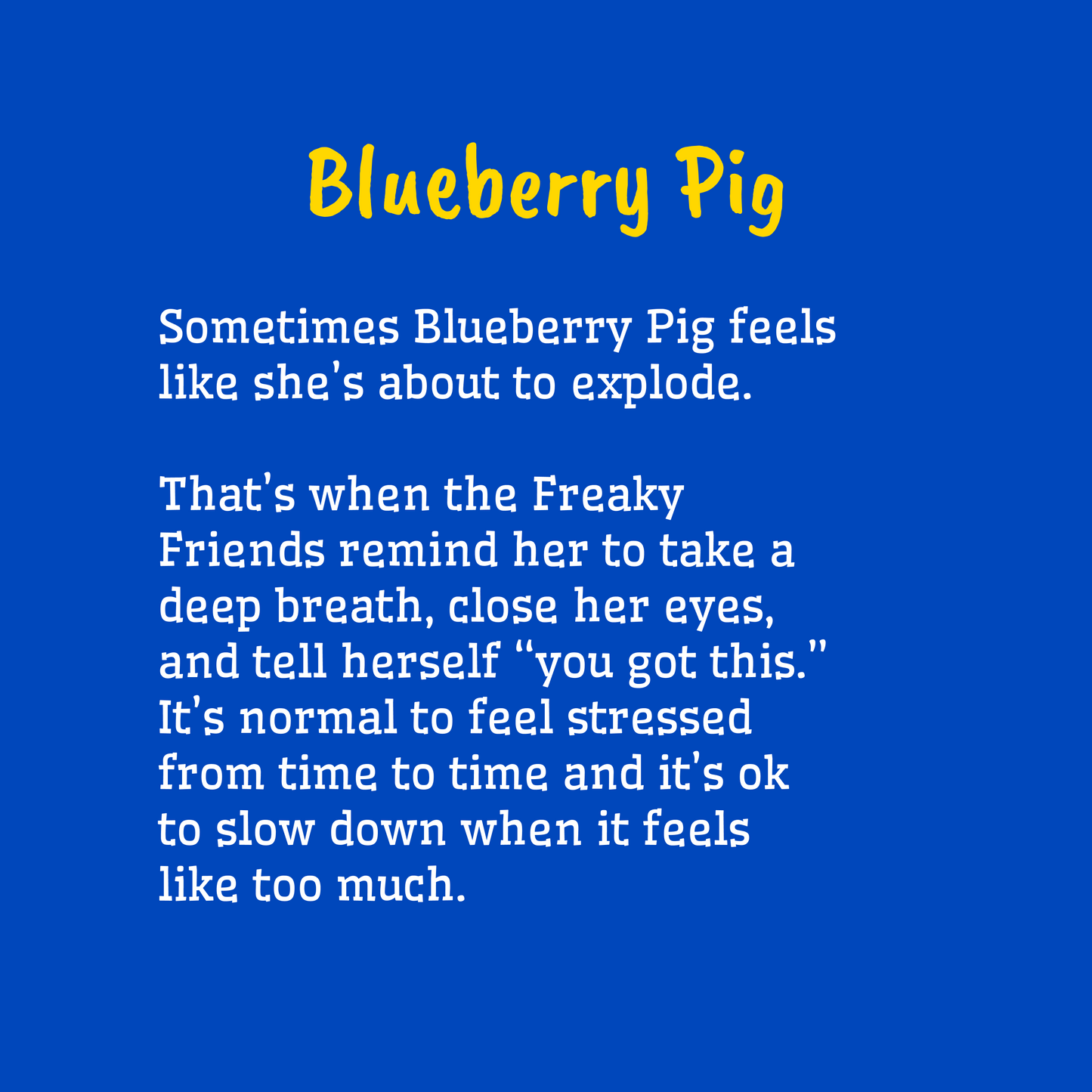 Blueberry Pig