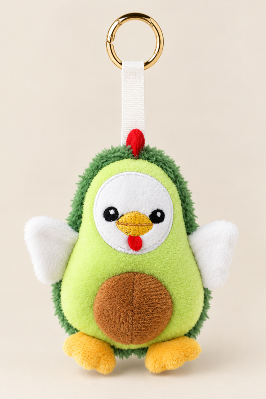 Avocado Chicken Bag Charm