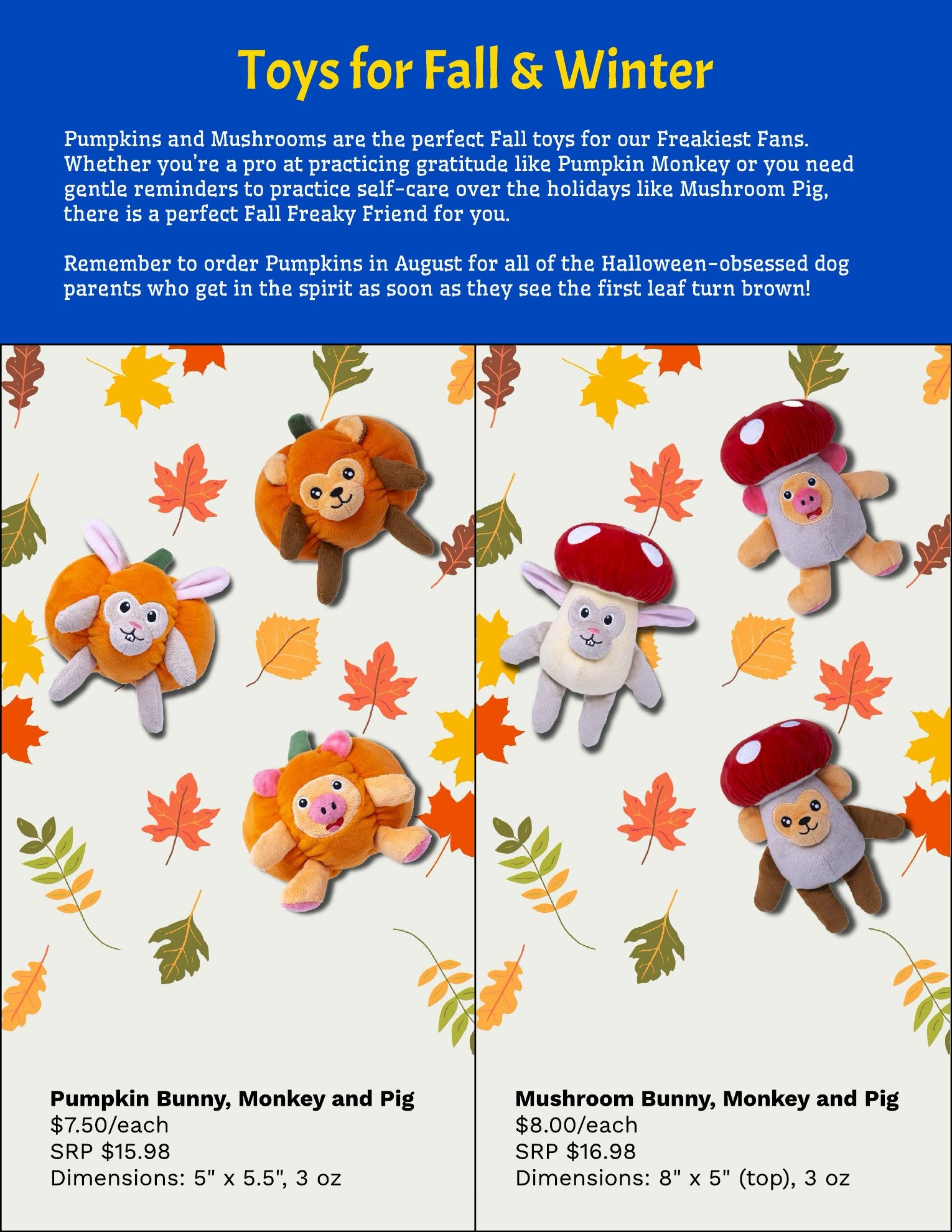 Toys for Fall & Winter